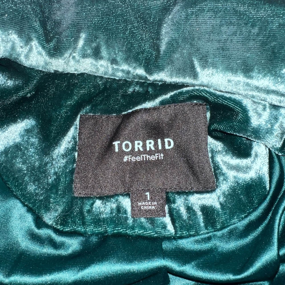 Torrid- Emerald Moto Jacket